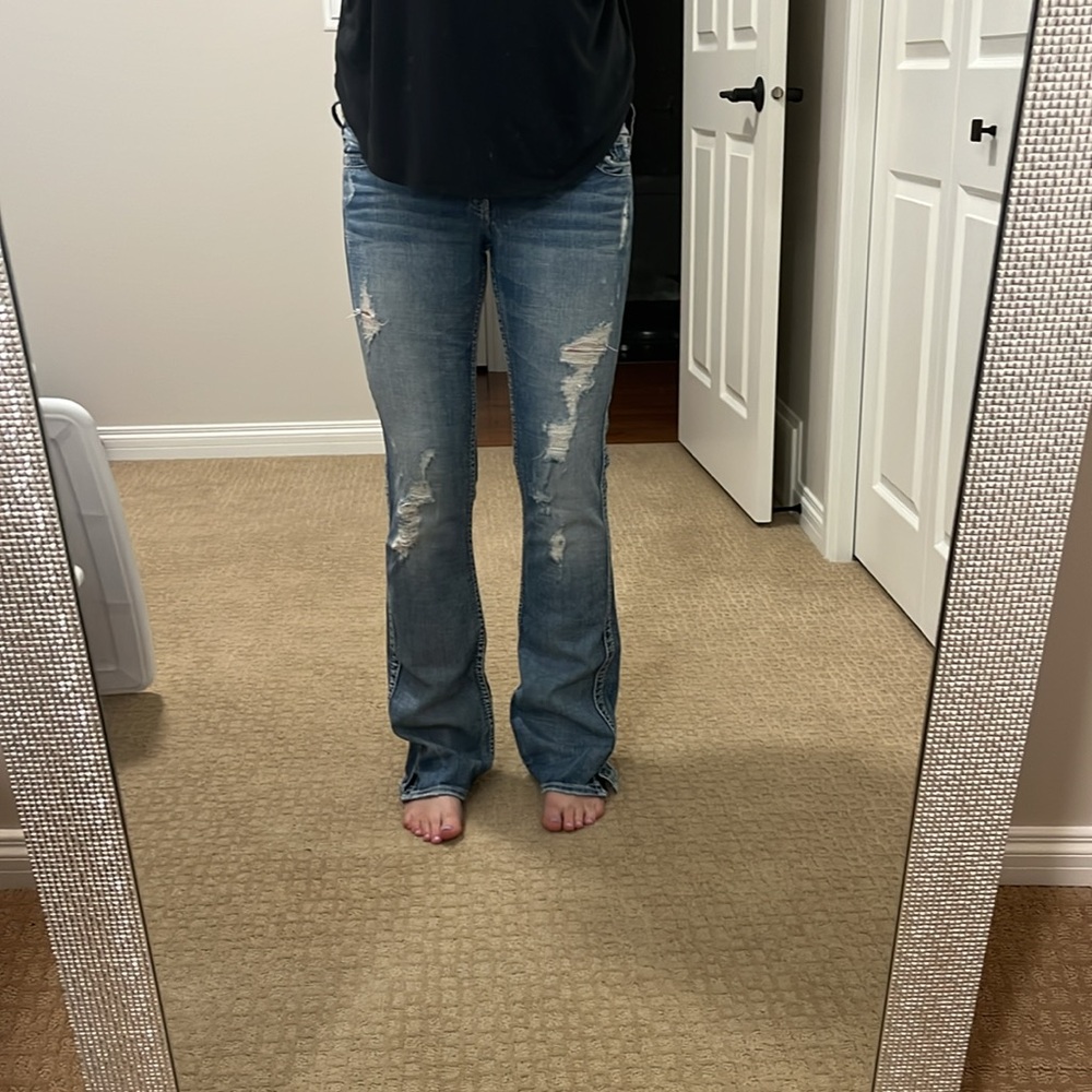 Silver boot cut Francis 28 w/ 33 L - Picture 2 of 9